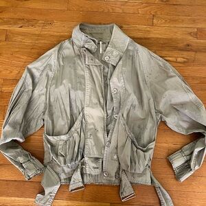 Free People Olive Green Women's Jacket